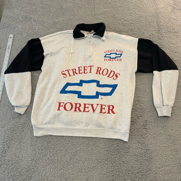 Vintage Other - Vintage Chevrolet Chevy Street Rods Forever Sweater Men’s Size Large Made Usa‎